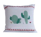 Coussin Enfant Design Texa Lama - L. 40 X L. 40 Cm - Blanc