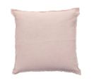 Coussin Déco Carré "faded" 45x45cm Rose Poudré