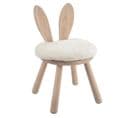 Chaise Pour Enfant "oreilles Lapin" 56cm Naturel