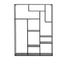 Étagère Rectangulaire En Métal "rack" 150cm Noir