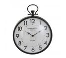 Horloge Murale Design En Métal "kimp" 49cm Noir