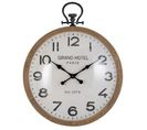 Horloge Murale Vintage "hotel" 107cm Blanc