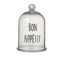 Cloche En Verre "bon Appétit" 31cm Transparent