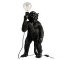 Lampe à Poser Design "singe Debout" 51cm Noir