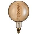 Ampoule G200 "double Spiral" 30cm Ambre