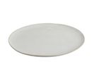 Assiette Plate En Porcelaine "noa" 34cm Blanc