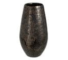 Vase Déco En Céramique "smokey" 35cm Noir