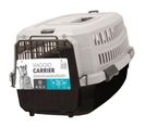 Caisse De Transport Viaggio Carrier S 58,4x38,7x33cm Noir Et Gris Pour Chien Et Chat