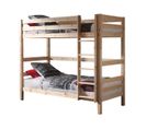 Lit Superposé 90x200 Hauteur 180 Cm Sommier Inclus Pino - Bois