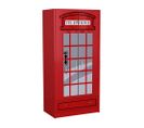 Armoire 2 Portes Cabine "londres" 190cm Rouge