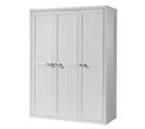 Armoire 3 Portes "lewis" 200cm Blanc