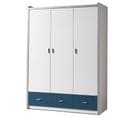 Armoire 3 Portes "bonny" 202cm Bleu