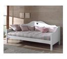 Pack - Lit Banquette Enfant et Sommier "amori" 90x200cm Blanc