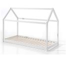 Lit Enfant Design "cabane" 90x200cm Blanc