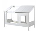 Lit Cabane Enfant "housebed Ii" 90x200cm Blanc