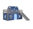 Pack - Lit Enfant, Tente et Tunnel "pino Astronaute Ii" Gris