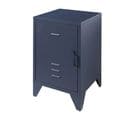 Table De Chevet Enfant "bronxx" 60cm Bleu Mat