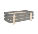 Lit Enfant En Bois "modulo Arrow Iii" 90x200cm Gris