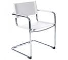 Chaise De Bureau "design" 78cm Blanc