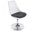 Chaise Design "cosmo" 85cm Blanc et Noir