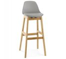 Tabouret De Bar Design "lund" 102cm Gris