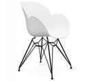 Fauteuil Design "kapt" 85cm Blanc