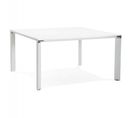 Bureau Design "hide" 140cm Blanc