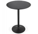 Table De Bar "matera" 90cm Noir