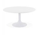 Table Basse "columbus" 90cm Blanc