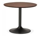 Table De Repas Design "mescla" 90cm Noyer
