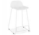 Tabouret De Bar "blitz" 85cm Blanc