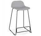 Tabouret De Bar "blitz" 85cm Gris et Noir