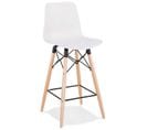 Tabouret De Bar Design "marlina" 108cm Blanc