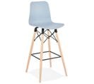 Tabouret De Bar Design "marlina" 112cm Bleu