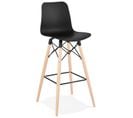 Tabouret De Bar Design "marlina" 112cm Noir