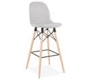 Tabouret De Bar Scandinave "jelena" 111cm Gris