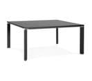 Table De Bureau Carrée Design "loina" 160cm Noir