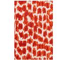 Tapis De Salon Moderne Tissé Plat Taki En Polyester - Orange - 240x340 Cm