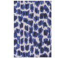 Tapis De Salon Moderne Tissé Plat Taki En Polyester - Bleu Marine - 80x150 Cm