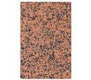 Tapis De Salon Moderne Tissé Plat Gloom En Polyester - Orange - 80x150 Cm