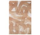 Tapis De Salon Moderne Tissé Plat Tirana En Polyester - Beige - 140x200 Cm