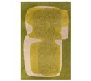 Tapis De Salon Moderne Tissé Plat Touc Touc En Polyester - Vert - 170x240 Cm