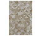 Tapis De Salon Moderne Tissé Plat Rosebud En Polyester - Beige - 140x200 Cm