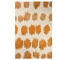 Tapis De Salon Moderne Tissé Plat Bullet En Polyester - Orange - 80x150 Cm