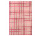 Tapis De Salon Moderne Tissé Plat Vero En Polyester - Rose - 80x150 Cm