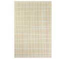 Tapis De Salon Moderne Tissé Plat Vero En Polyester - Beige - 80x150 Cm