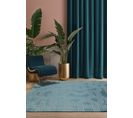 Tapis De Salon Moderne Tissé Plat Fever En Polyester - Bleu Ciel - 200x280 Cm