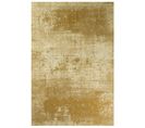 Tapis De Salon Moderne Tissé Plat Terra En Polyester - Jaune - 240x340 Cm