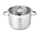 Marmite 28 Cm Inox Atlantico Glass 10.3 L