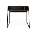 Volga Desk Walnut/black